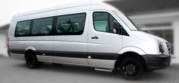 17-seater VW Crafter minibuses from JOYRIDE