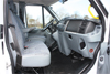 14-Seater Ford Transit view of driver's compartment