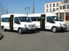 14-Seater Ford Transit side view with sliding door