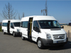 14-Seater Ford Transit side view with sliding door